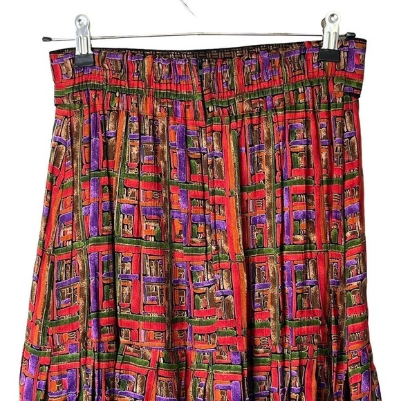 Platinum by Dorothy Schoelen Sz M 10 Skirt Tunic Set Vintage 80s NEW OLD STOCK - Picture 8 of 16